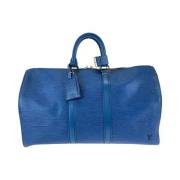 Louis Vuitton Vintage Pre-owned Laeder louis-vuitton-vskor Blue, Dam