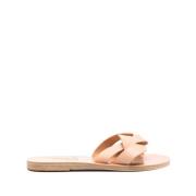 Ancient Greek Sandals Naturliga Beige Läder Casual Sandaler Beige, Dam