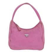 Prada Vintage Pre-owned Tyg prada-vskor Pink, Dam