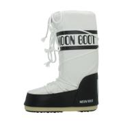 Moon Boot Ikoniska Vinterstövlar White, Dam