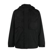 Calvin Klein Jeans Svart Lättvikts Polyester Windbreaker Jacka Black, ...