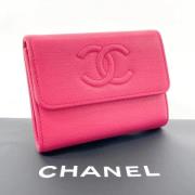 Chanel Vintage Pre-owned Laeder plnbcker Pink, Dam