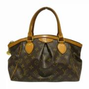 Louis Vuitton Vintage Pre-owned Canvas handvskor Brown, Dam