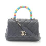 Chanel Vintage Pre-owned Laeder chanel-vskor Blue, Dam