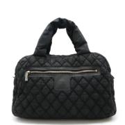 Chanel Vintage Pre-owned Canvas chanel-vskor Black, Dam