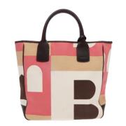 Bally Pre-owned Pre-owned Canvas totevskor Multicolor, Dam