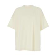 Fear Of God Beige Crew Neck T-shirt med Mini Patch Beige, Herr