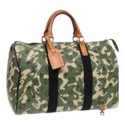 Louis Vuitton Vintage Pre-owned Canvas louis-vuitton-vskor Green, Dam