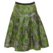 Oscar De La Renta Pre-owned Pre-owned Silke nederdelar Green, Dam