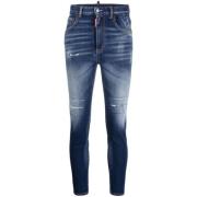 Dsquared2 Blå Skinny Twiggy Jeans Blue, Dam