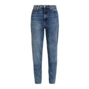 Calvin Klein Jeans Vintage High-Waisted Denim Jeans Blue, Dam