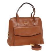 Celine Vintage Pre-owned Laeder handvskor Brown, Dam