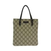 Gucci Vintage Pre-owned Canvas gucci-vskor Beige, Dam