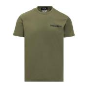 Dsquared2 Logo Print T-Shirt Green, Herr