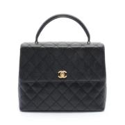 Chanel Vintage Pre-owned Laeder handvskor Black, Dam