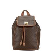 Celine Vintage Pre-owned Canvas ryggsckar Brown, Dam