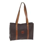 Celine Vintage Pre-owned Canvas handvskor Brown, Dam