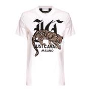 Just Cavalli T-shirts och Polos White, Dam