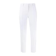 Michael Kors Vit Casual Slim Crop Pant White, Dam