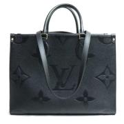 Louis Vuitton Vintage Pre-owned Tyg louis-vuitton-vskor Black, Dam