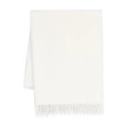 Eleventy Elegant Vit Sidenscarf White, Dam