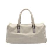 Chanel Vintage Pre-owned Laeder handvskor White, Dam