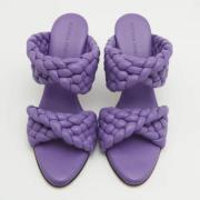 Bottega Veneta Vintage Pre-owned Tyg klackskor Purple, Dam