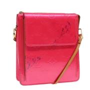 Louis Vuitton Vintage Pre-owned Laeder axelremsvskor Pink, Dam