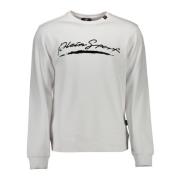 Plein Sport Vit Långärmad Crewneck Sweatshirt Print White, Herr