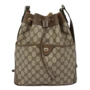 Gucci Vintage Pre-owned Laeder gucci-vskor Beige, Dam