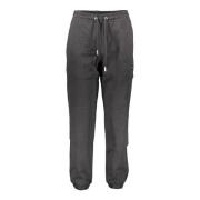 Calvin Klein Sportiga Svarta Dambyxor med Elastisk Black, Dam