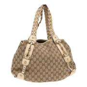 Gucci Vintage Pre-owned Canvas gucci-vskor Beige, Dam