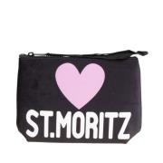 MC2 Saint Barth Neopren clutch med tryck och dragkedja Black, Dam