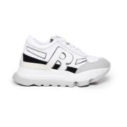 Rucoline Sportiga AKI Sneakers Vit Svart Gummi White, Dam