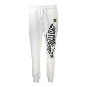 Cavalli Class Sportiga vita dambyxor med tryck White, Dam