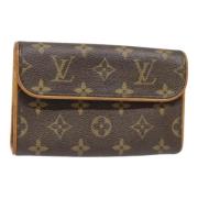 Louis Vuitton Vintage Pre-owned Canvas crossbodyvskor Brown, Dam