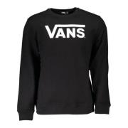 Vans Svart Sweatshirt Långärmad Print Logo Black, Herr