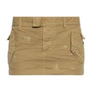 Dsquared2 Kort kjol Beige, Dam