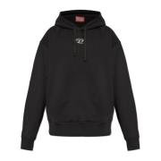 Diesel Sweatshirt S-Macs-Hood-Od Black, Herr