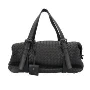 Bottega Veneta Vintage Pre-owned Laeder axelremsvskor Black, Dam