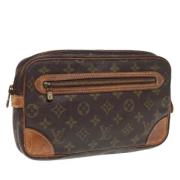 Louis Vuitton Vintage Pre-owned Canvas kuvertvskor Brown, Dam