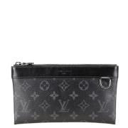 Louis Vuitton Vintage Pre-owned Canvas kuvertvskor Black, Dam