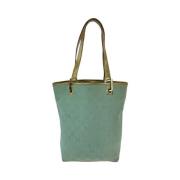 Gucci Vintage Pre-owned Canvas handvskor Green, Dam