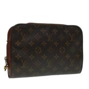 Louis Vuitton Vintage Pre-owned Canvas kuvertvskor Brown, Dam