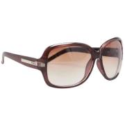 Fendi Vintage Pre-owned Glas solglasgon Purple, Dam