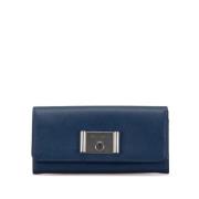 Prada Vintage Pre-owned Laeder plnbcker Blue, Dam