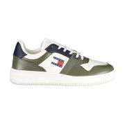 Tommy Hilfiger Grön Polyester Sneaker med Stötdämpande Sula Green, Her...