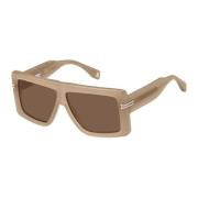 Marc Jacobs Rosa Acetatsolglasögon med Bruna Linser Brown, Dam