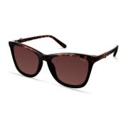 Guess Brun Resin Solglasögon med Degraded Linser Brown, Dam