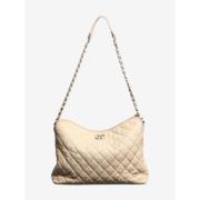 Chanel Vintage Pre-owned Laeder chanel-vskor Beige, Dam